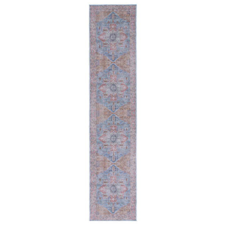 SAFAVIEH Serapi Collection SEP582M Blue / Rust Rug Image 1