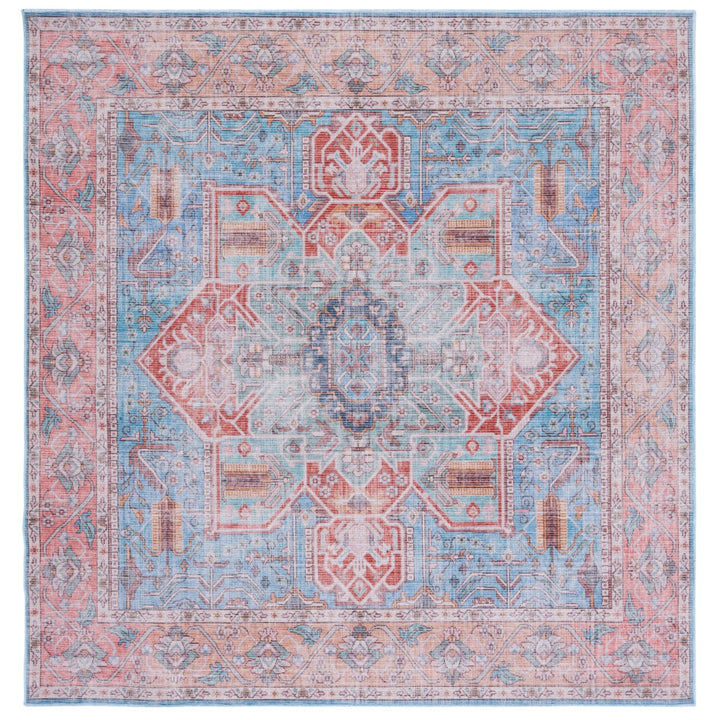 SAFAVIEH Serapi Collection SEP582M Blue / Rust Rug Image 1