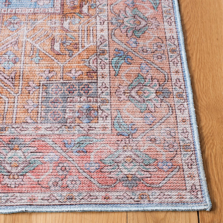 SAFAVIEH Serapi Collection SEP582M Blue / Rust Rug Image 7