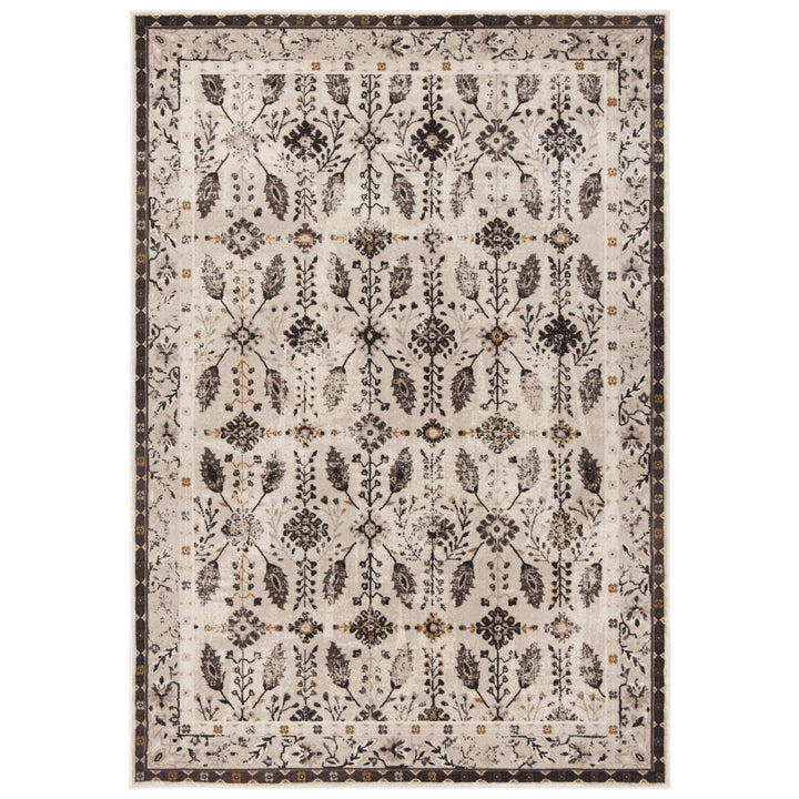 SAFAVIEH Serenity Collection SER208F Creme / Brown Rug Image 5