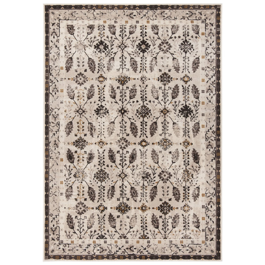 SAFAVIEH Serenity Collection SER208F Creme / Brown Rug Image 1