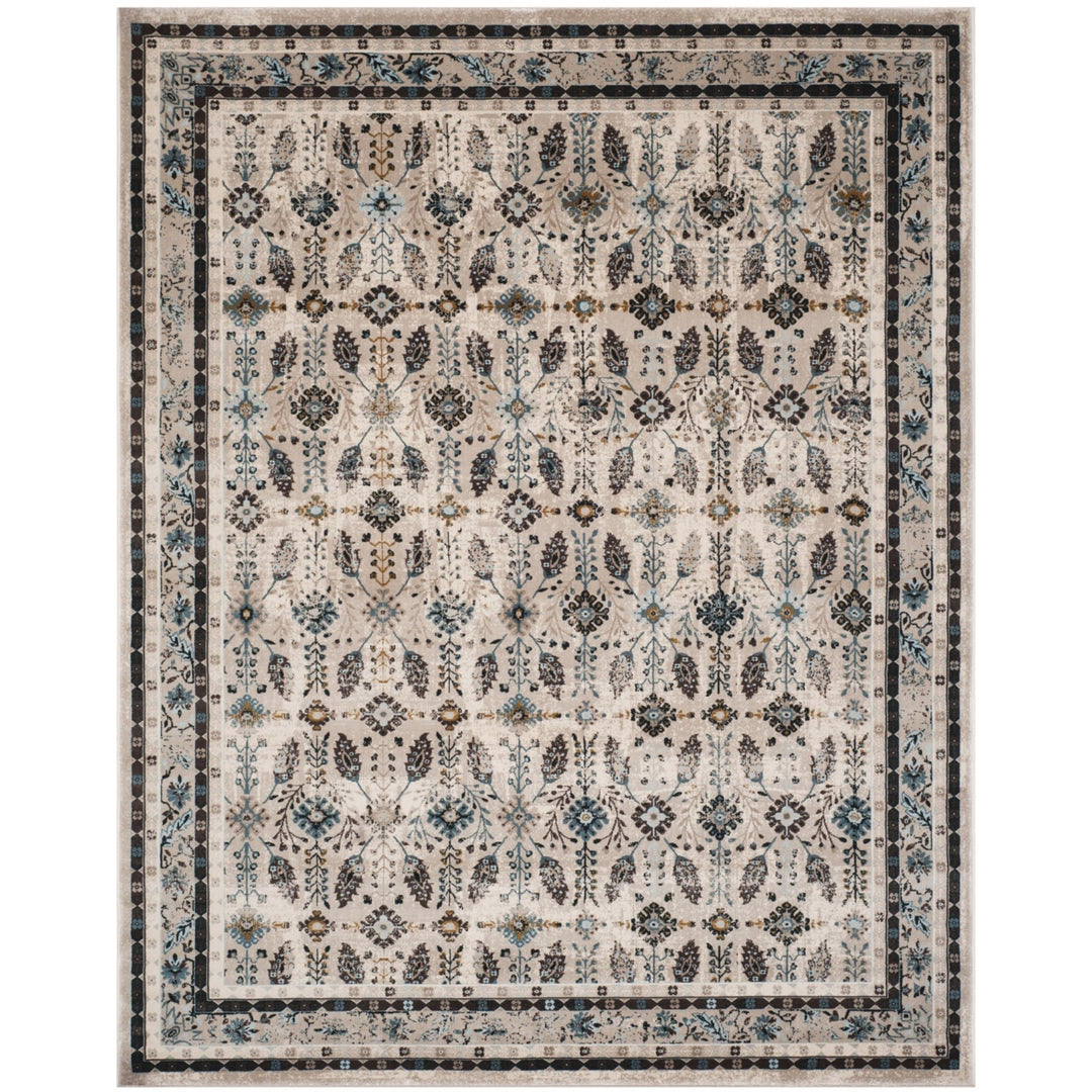 SAFAVIEH Serenity Collection SER208D Cream / Turquoise Rug Image 1