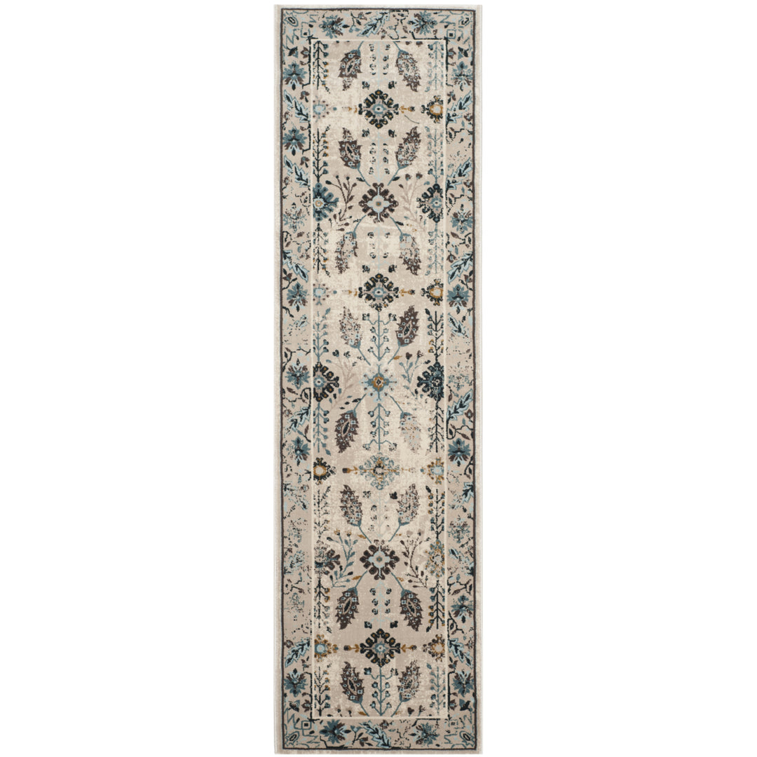 SAFAVIEH Serenity Collection SER208D Cream / Turquoise Rug Image 2