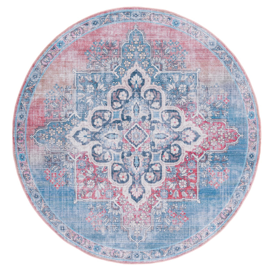 SAFAVIEH Serapi Collection SEP580Q Red / Blue Rug Image 4