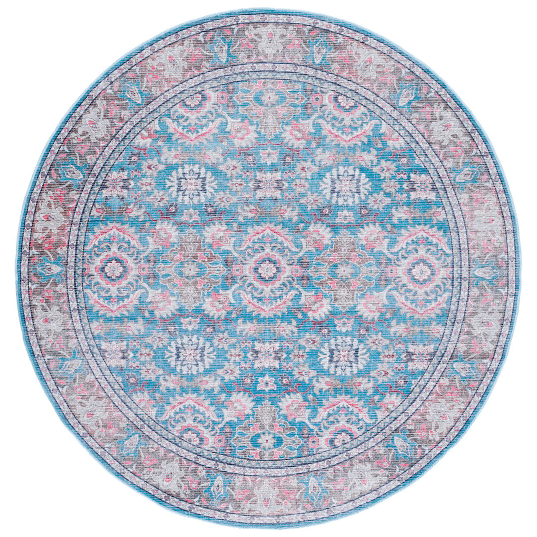 SAFAVIEH Serapi Collection SEP584P Rust / Blue Rug Image 4