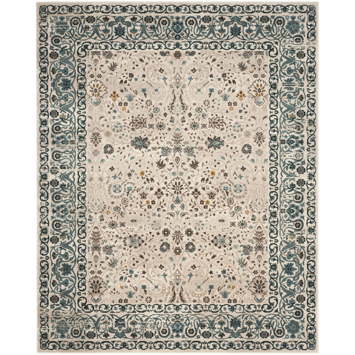 SAFAVIEH Serenity Collection SER213D Beige / Blue Rug Image 1