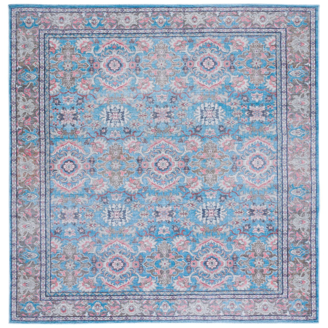 SAFAVIEH Serapi Collection SEP584P Rust / Blue Rug Image 6