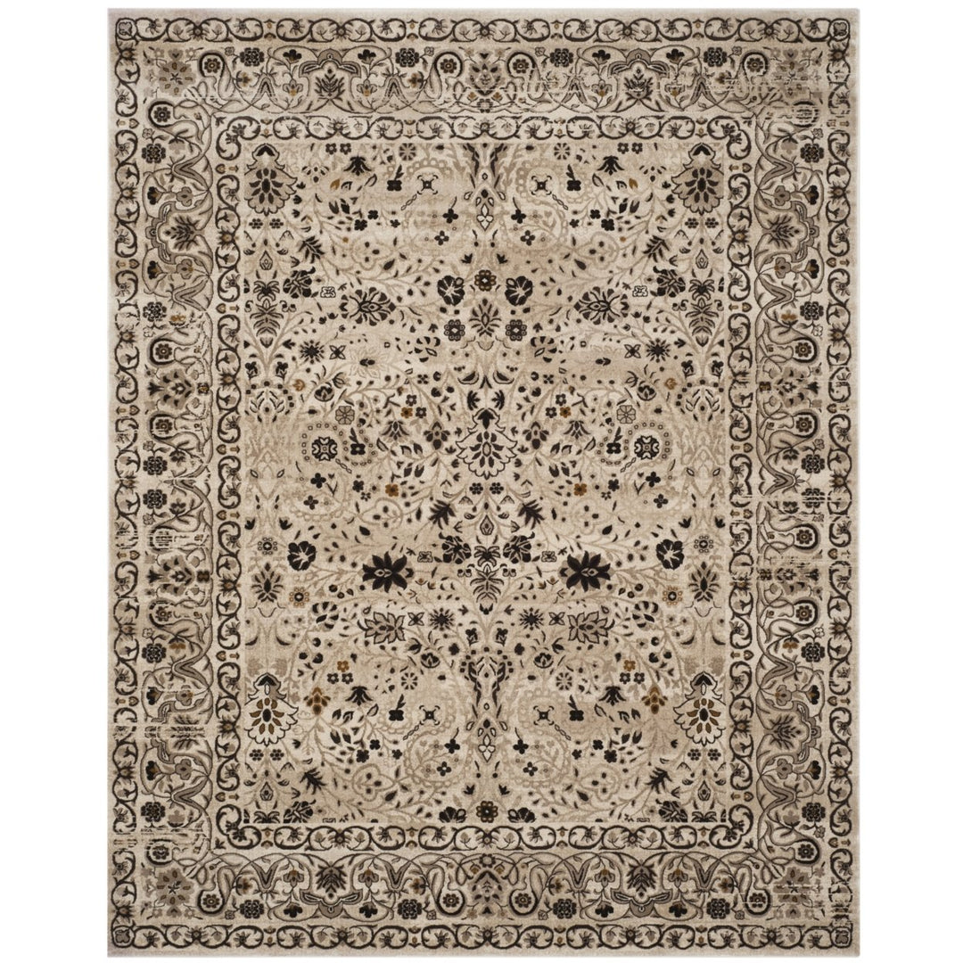 SAFAVIEH Serenity Collection SER213F Creme / Brown Rug Image 1