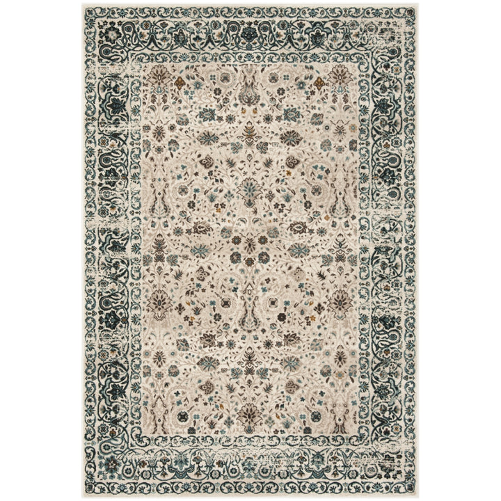 SAFAVIEH Serenity Collection SER213D Beige / Blue Rug Image 1