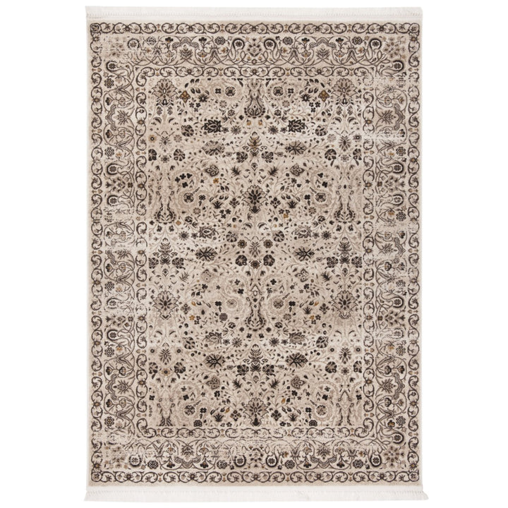 SAFAVIEH Serenity Collection SER213F Creme / Brown Rug Image 1