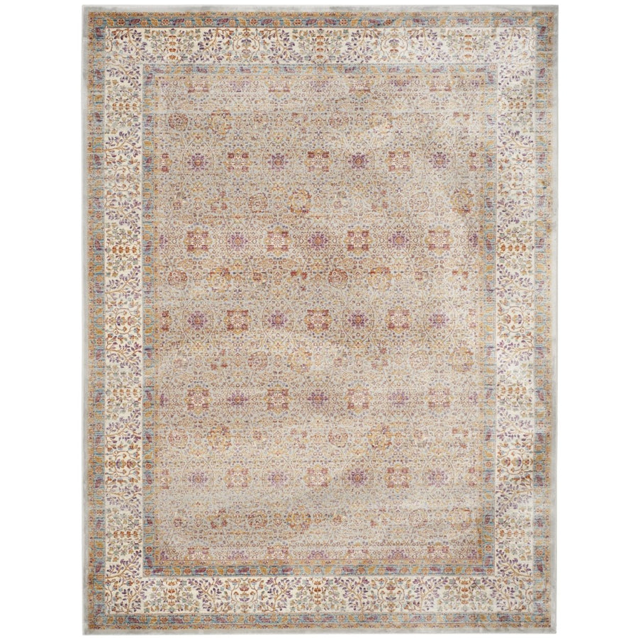 SAFAVIEH Sevilla SEV810A Silver / Ivory Rug Image 1