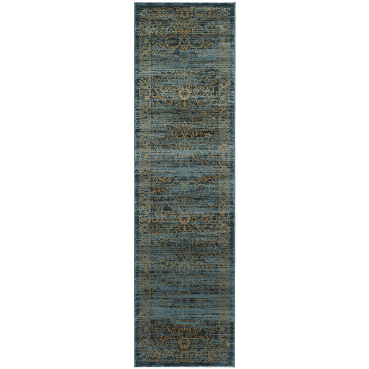 SAFAVIEH Serenity Collection SER214C Turquoise / Gold Rug Image 3