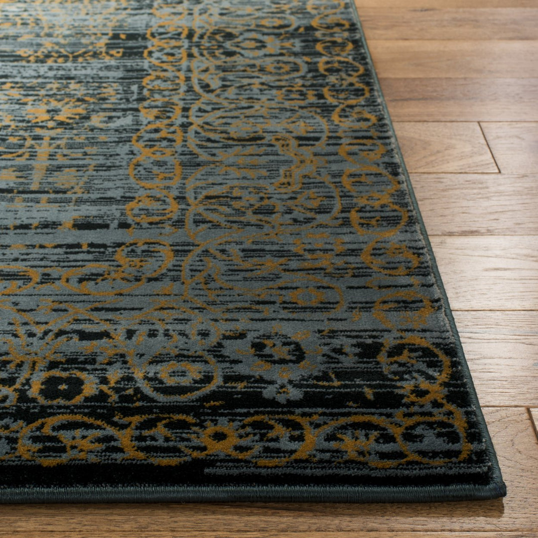 SAFAVIEH Serenity Collection SER214C Turquoise / Gold Rug Image 4