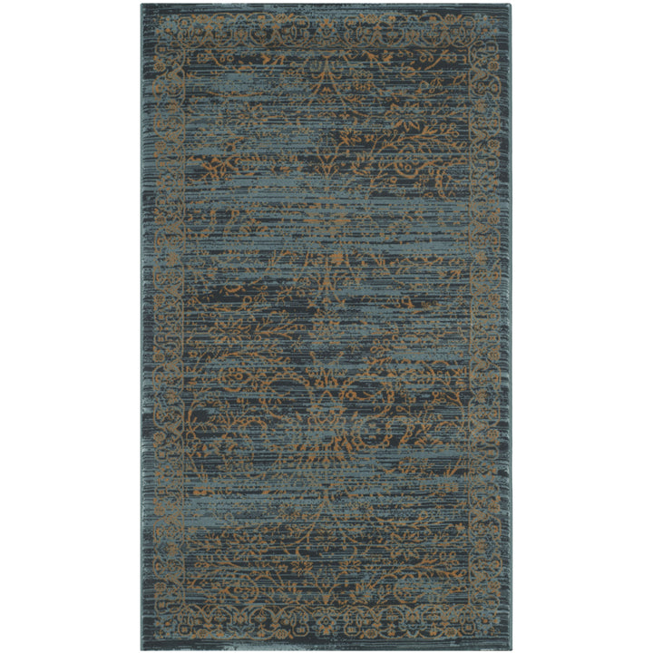 SAFAVIEH Serenity Collection SER214C Turquoise / Gold Rug Image 1