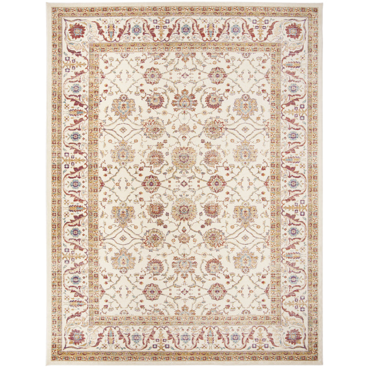 SAFAVIEH Sevilla Collection SEV811B Ivory/Multi Rug Image 1