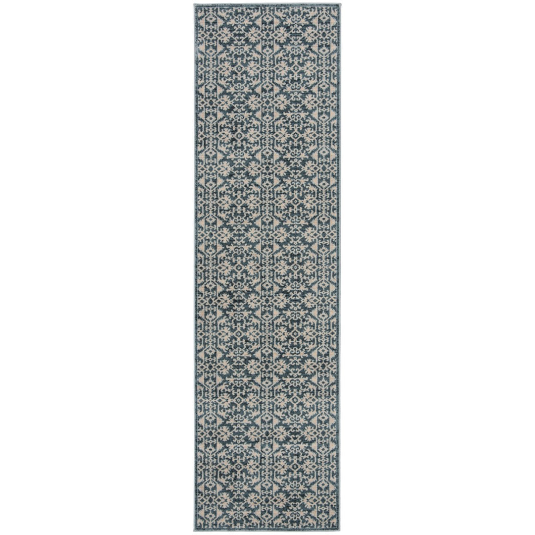 SAFAVIEH Serenity Collection SER215G Turquoise / Cream Rug Image 1