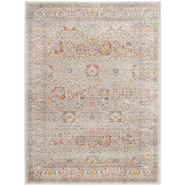 SAFAVIEH Sevilla SEV810A Silver / Ivory Rug Image 6