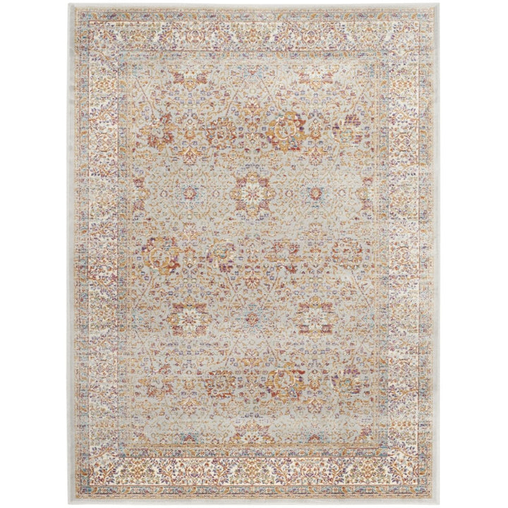 SAFAVIEH Sevilla SEV810A Silver / Ivory Rug Image 1