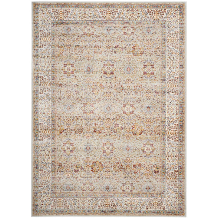 SAFAVIEH Sevilla SEV810A Silver / Ivory Rug Image 7