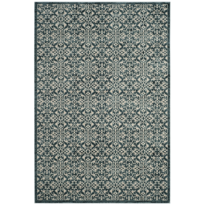 SAFAVIEH Serenity Collection SER215G Turquoise / Cream Rug Image 6