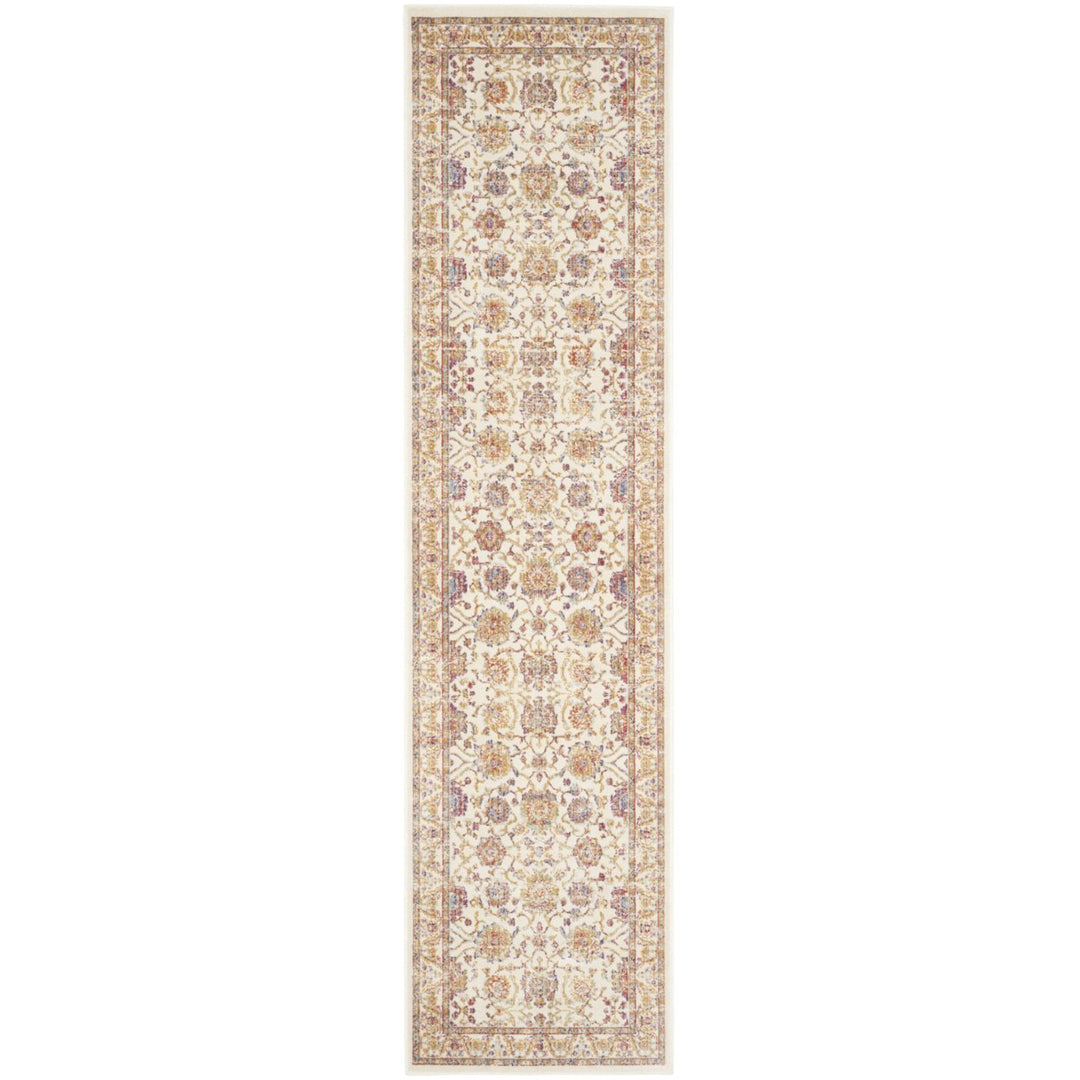 SAFAVIEH Sevilla Collection SEV811B Ivory/Multi Rug Image 3