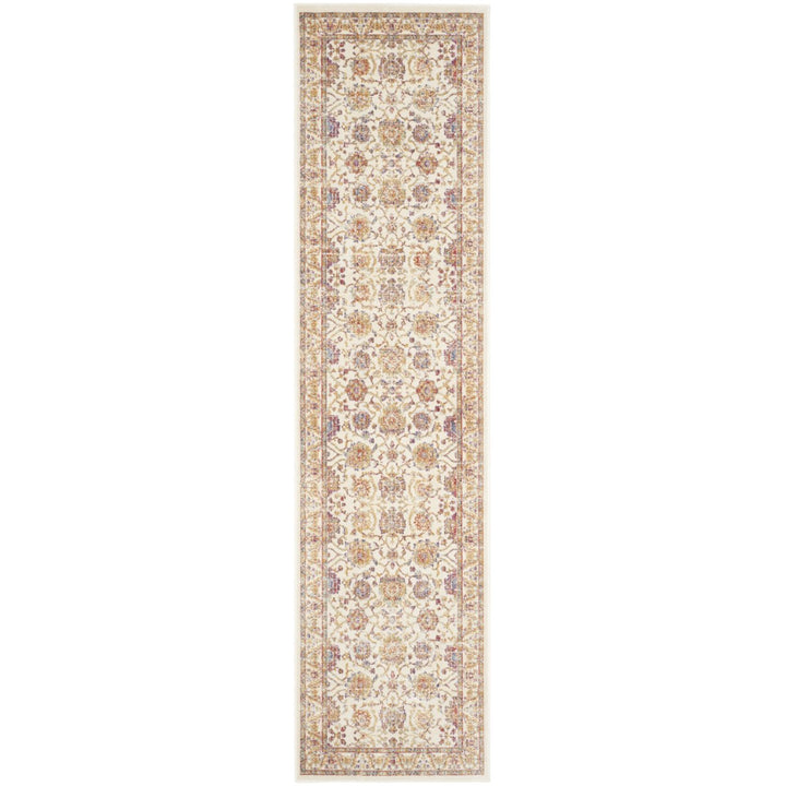 SAFAVIEH Sevilla Collection SEV811B Ivory/Multi Rug Image 3