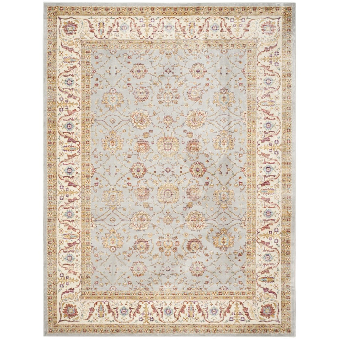 SAFAVIEH Sevilla SEV811F Silver / Ivory Rug Image 1