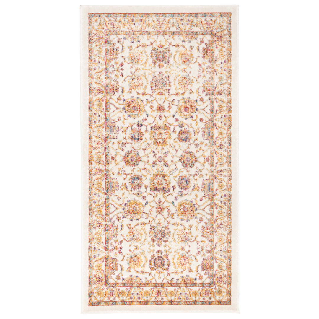 SAFAVIEH Sevilla Collection SEV811B Ivory/Multi Rug Image 5