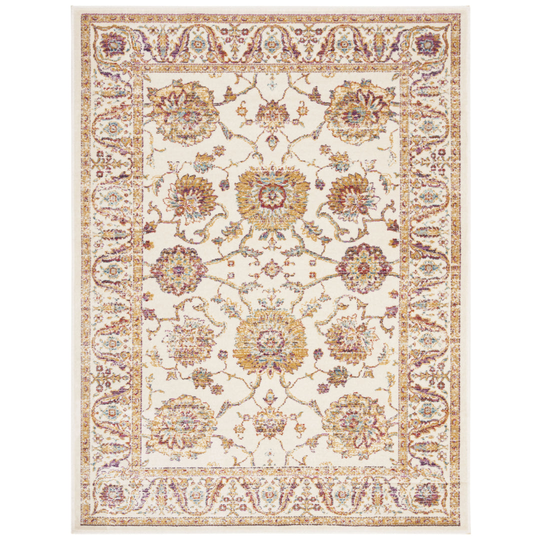 SAFAVIEH Sevilla Collection SEV811B Ivory/Multi Rug Image 6