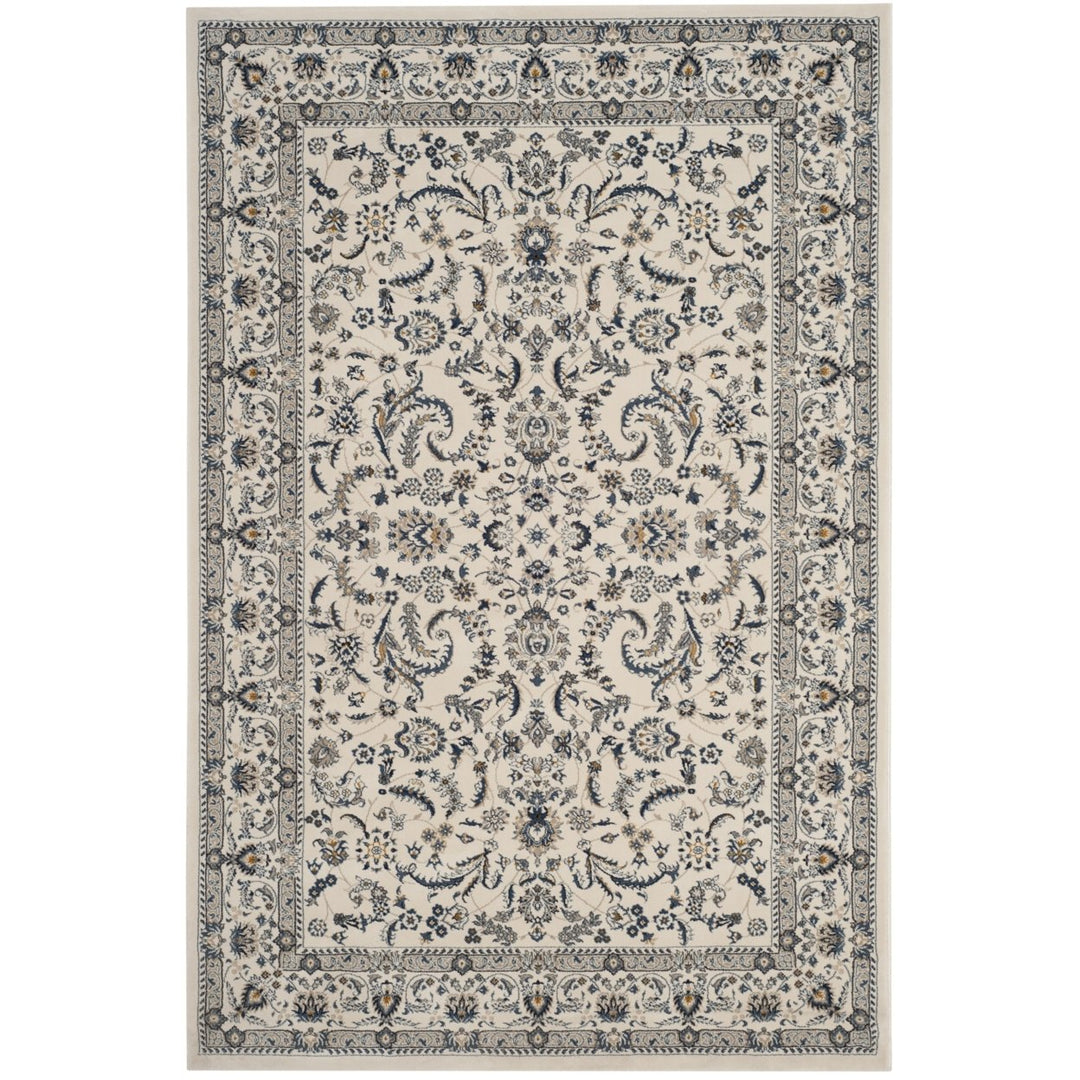 SAFAVIEH Serenity Collection SER216G Ivory / Blue Rug Image 1