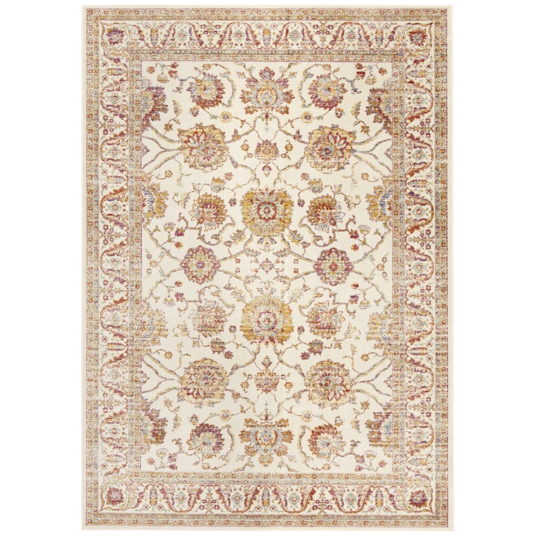 SAFAVIEH Sevilla Collection SEV811B Ivory/Multi Rug Image 7