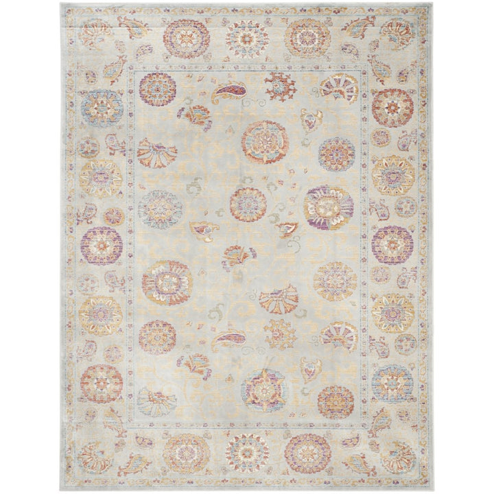 SAFAVIEH Sevilla SEV812D Silver / Multi Rug Image 1