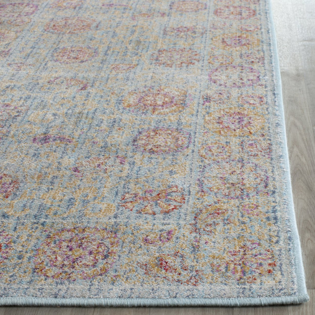 SAFAVIEH Sevilla SEV812C Light Blue / Multi Rug Image 4