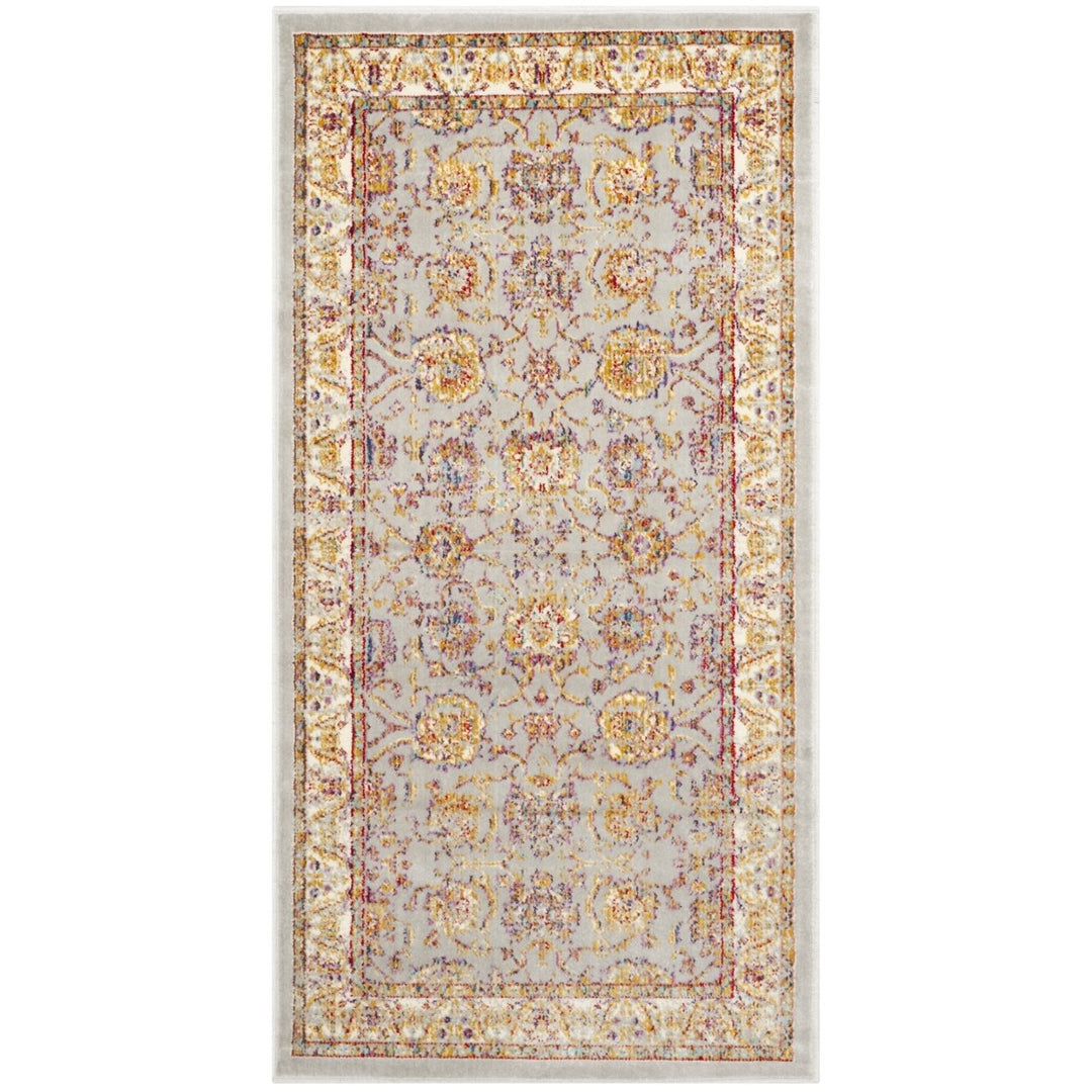 SAFAVIEH Sevilla SEV811F Silver / Ivory Rug Image 5