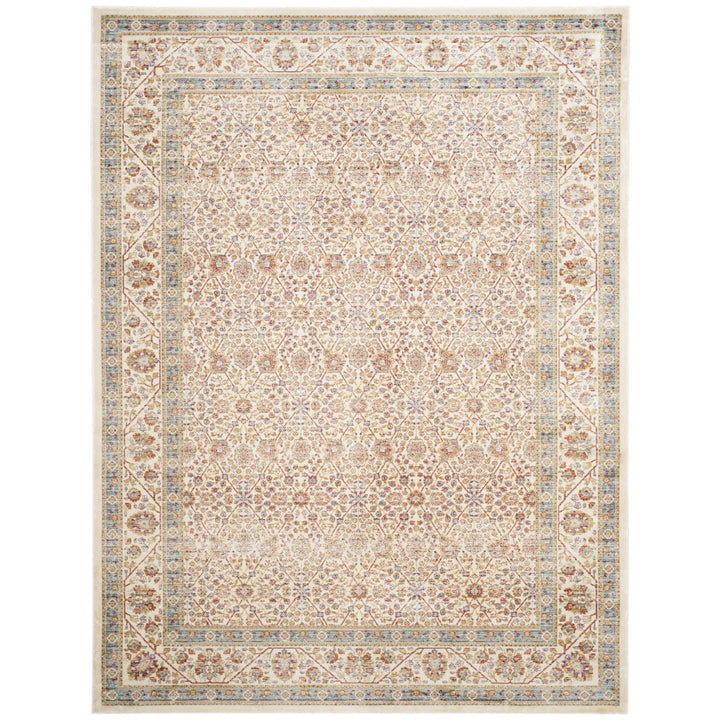 SAFAVIEH Sevilla Collection SEV813B Ivory/Multi Rug Image 1