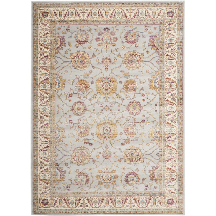 SAFAVIEH Sevilla SEV811F Silver / Ivory Rug Image 7