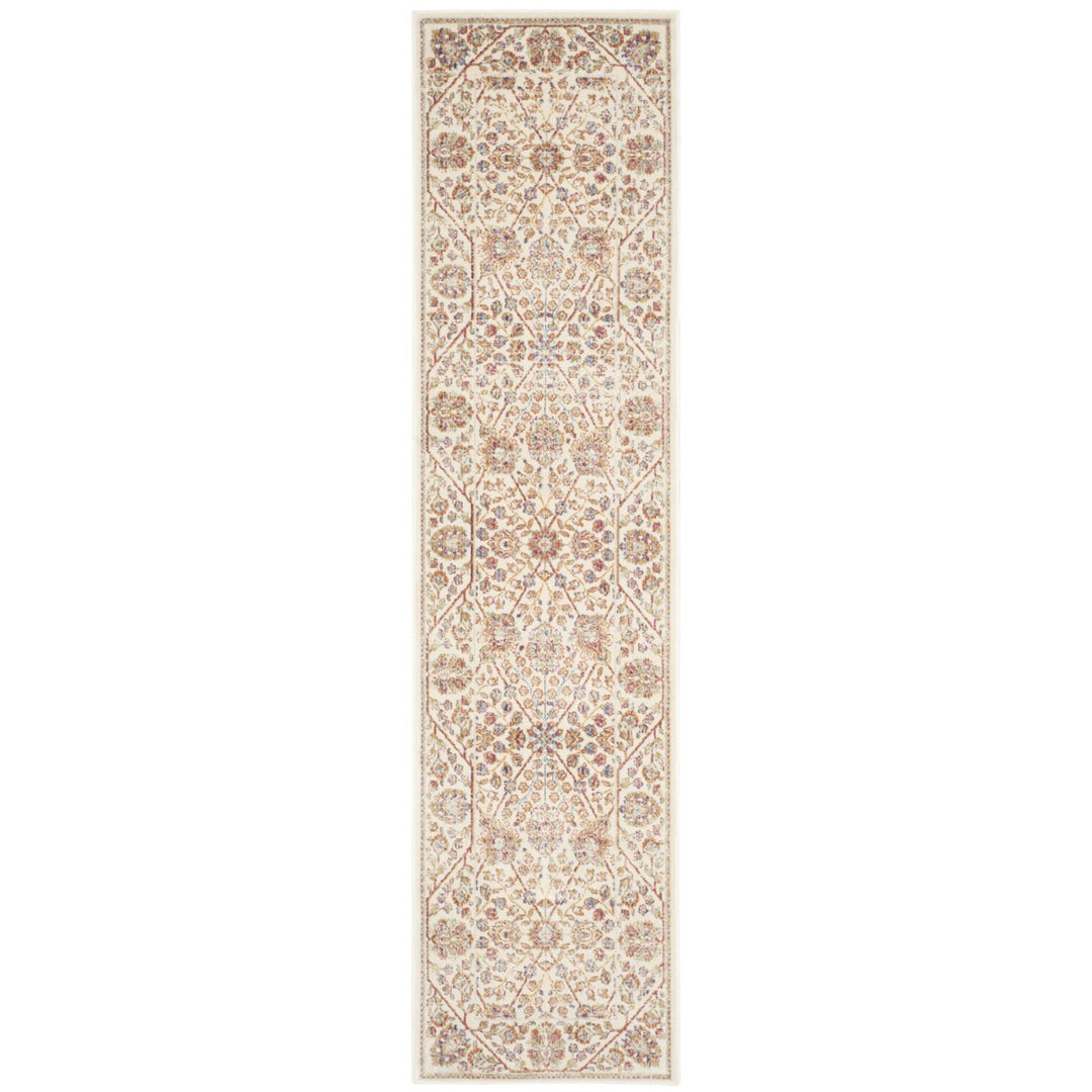 SAFAVIEH Sevilla Collection SEV813B Ivory/Multi Rug Image 1