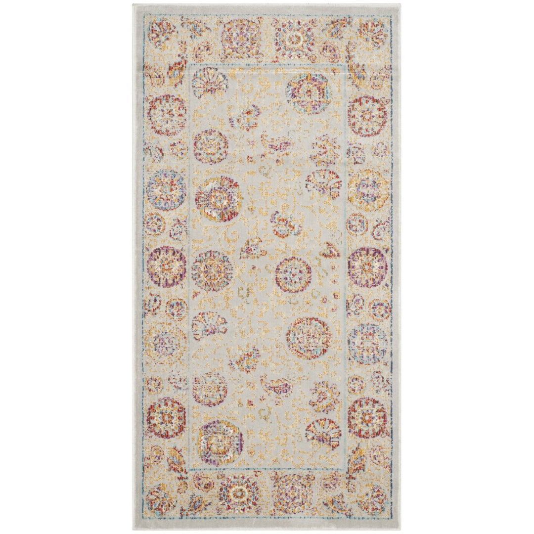 SAFAVIEH Sevilla SEV812D Silver / Multi Rug Image 5