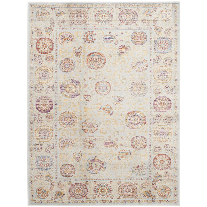 SAFAVIEH Sevilla SEV812D Silver / Multi Rug Image 1