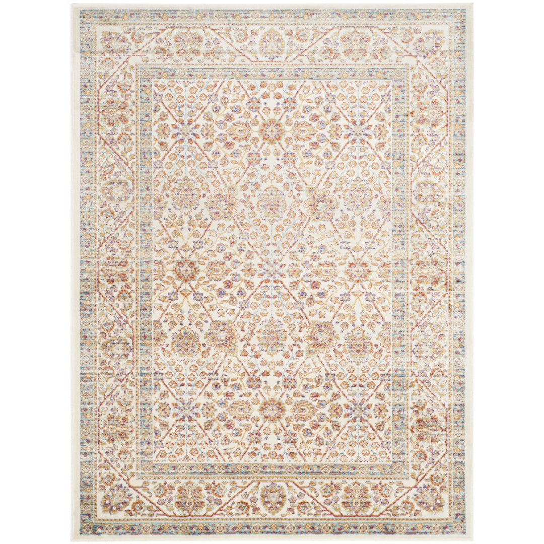 SAFAVIEH Sevilla Collection SEV813B Ivory/Multi Rug Image 6