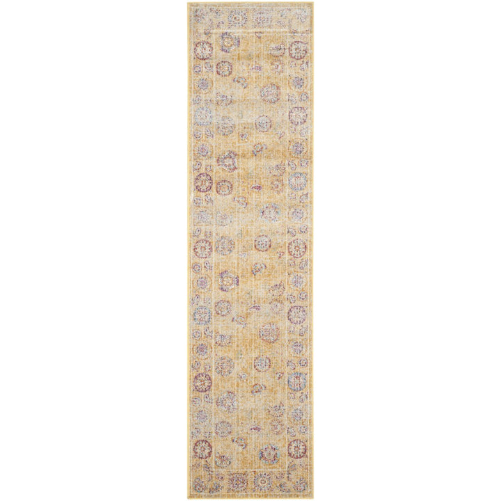 SAFAVIEH Sevilla Collection SEV812E Gold / Multi Rug Image 1