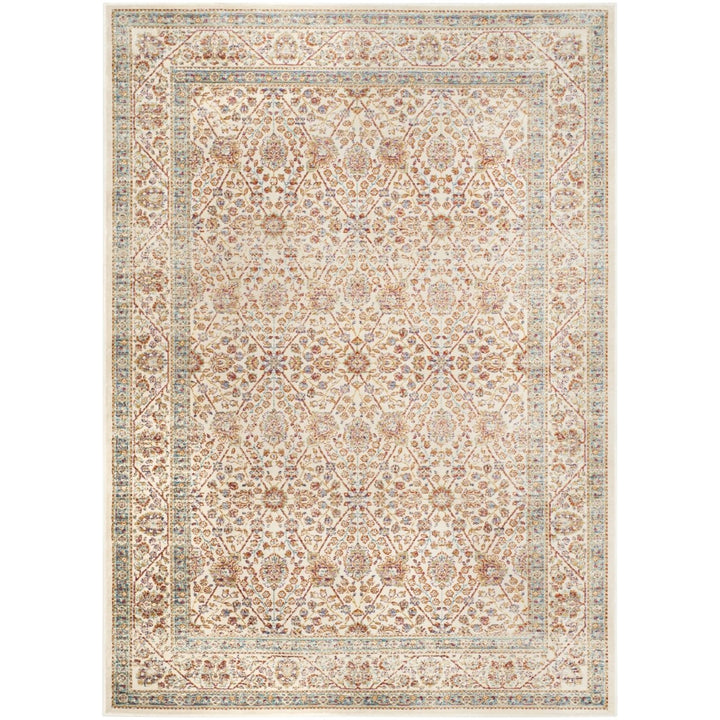 SAFAVIEH Sevilla Collection SEV813B Ivory/Multi Rug Image 7