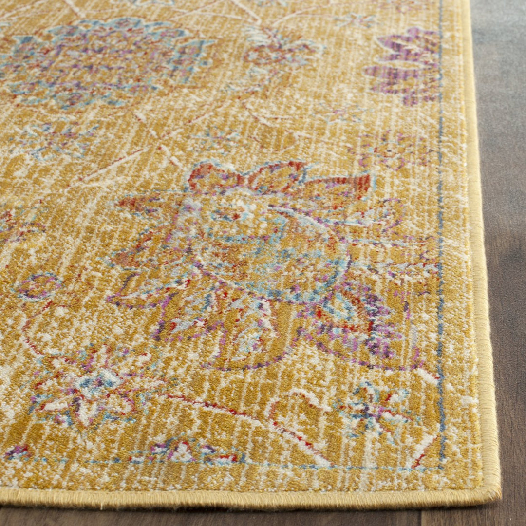 SAFAVIEH Sevilla Collection SEV814E Gold / Multi Rug Image 4