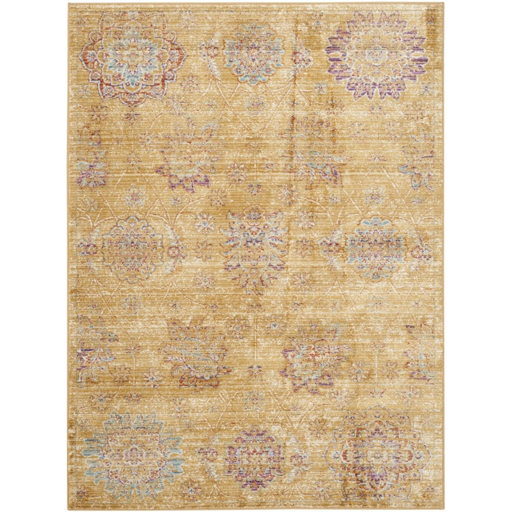 SAFAVIEH Sevilla Collection SEV814E Gold / Multi Rug Image 6