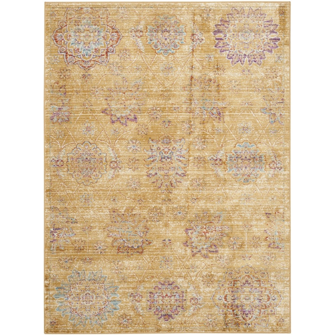 SAFAVIEH Sevilla Collection SEV814E Gold / Multi Rug Image 1