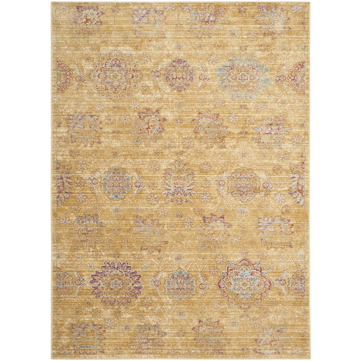 SAFAVIEH Sevilla Collection SEV814E Gold / Multi Rug Image 7