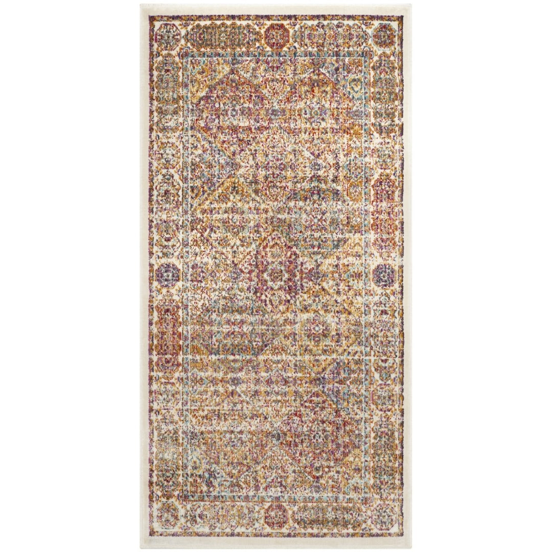 SAFAVIEH Sevilla Collection SEV815B Ivory/Multi Rug Image 5