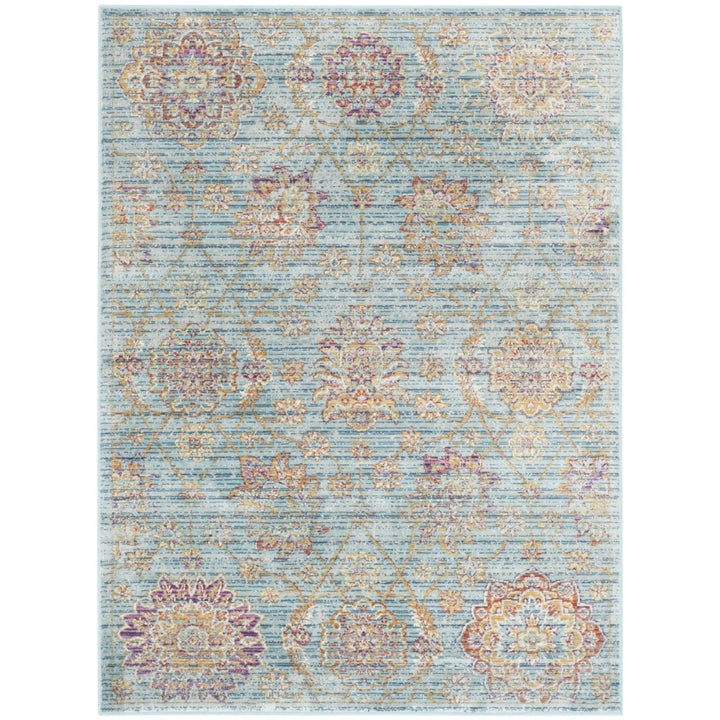 SAFAVIEH Sevilla Collection SEV814H Blue / Multi Rug Image 6