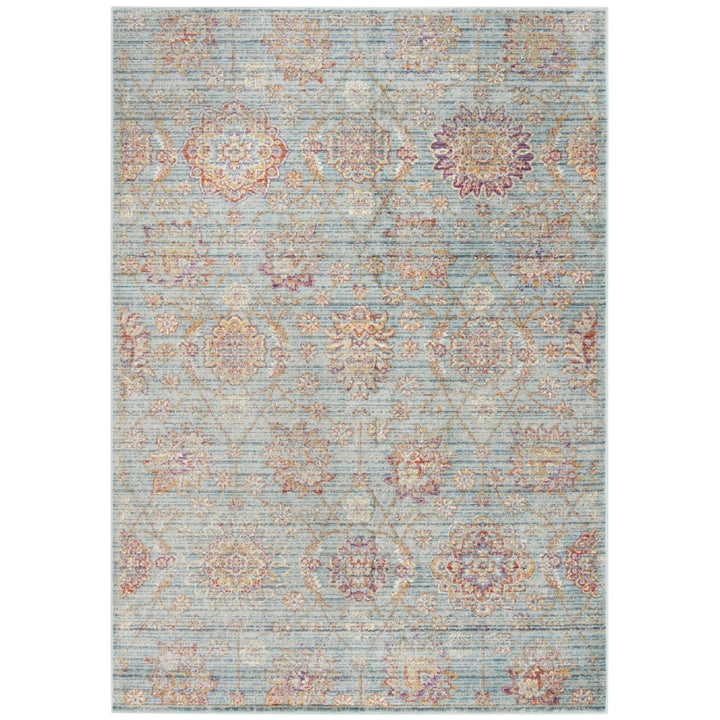 SAFAVIEH Sevilla Collection SEV814H Blue / Multi Rug Image 1