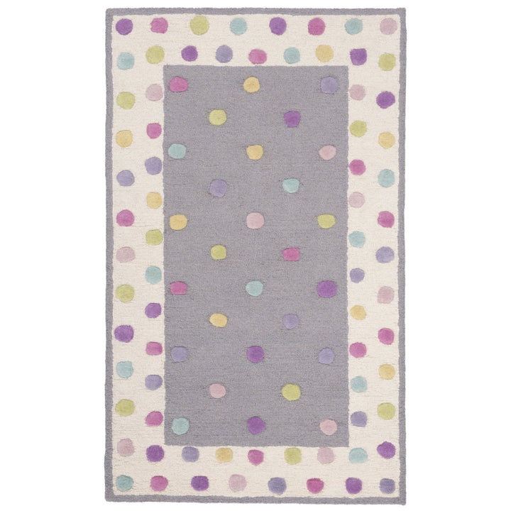 SAFAVIEH Kids Collection SFK101F Handmade Grey/Multi Rug Image 4